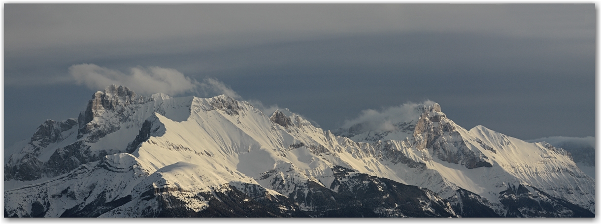 lumière sur le Dévoluy et le Sud Vercors...