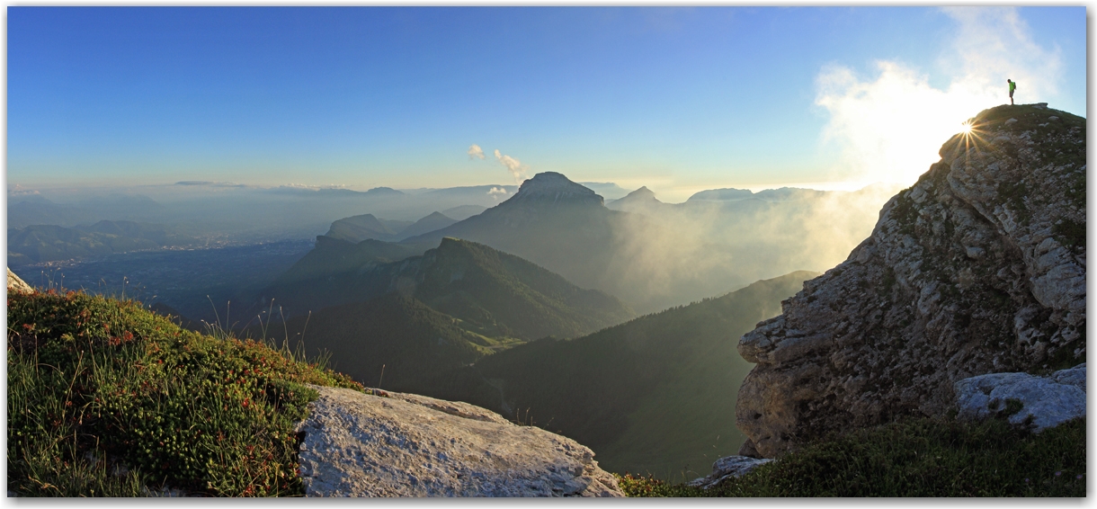 Un soir à la Dent de Crolles