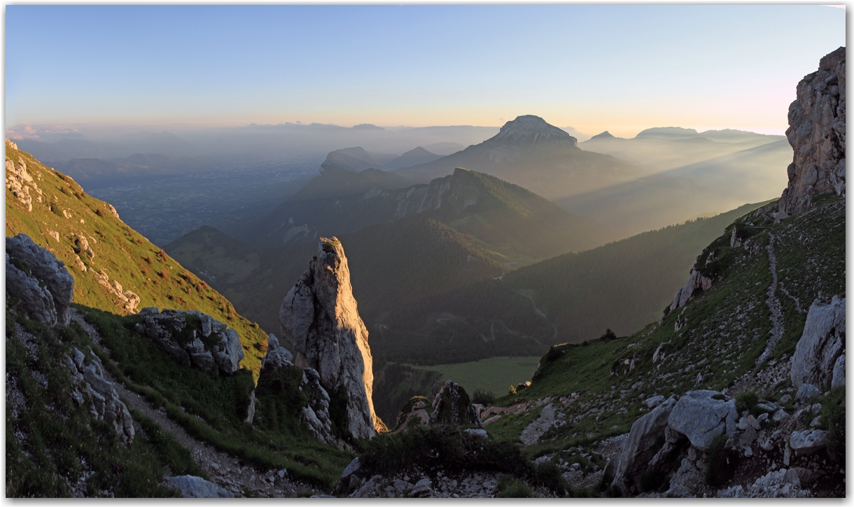 Un soir à la Dent de Crolles