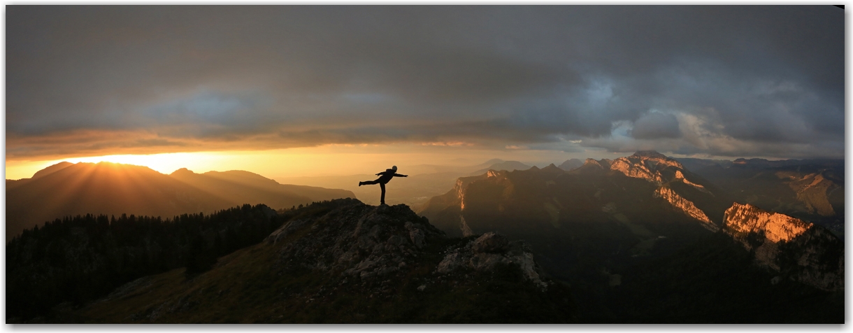 coucher de soleil au Charmant Som