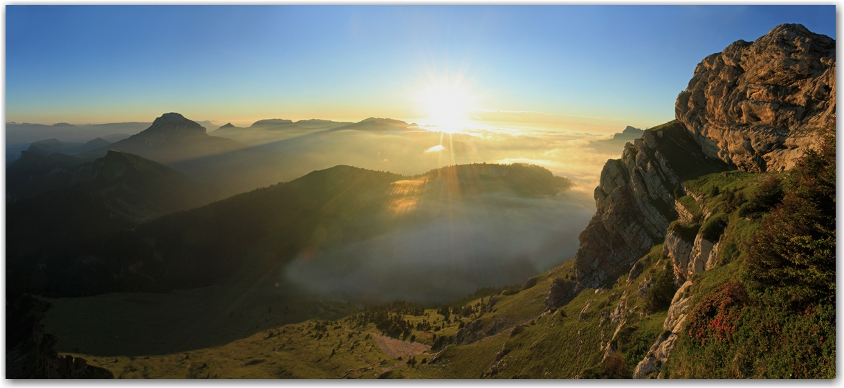 Un soir à la Dent de Crolles