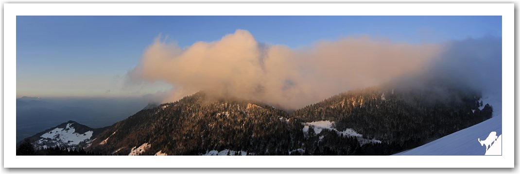 Lever de soleil sur le Bec Charvet