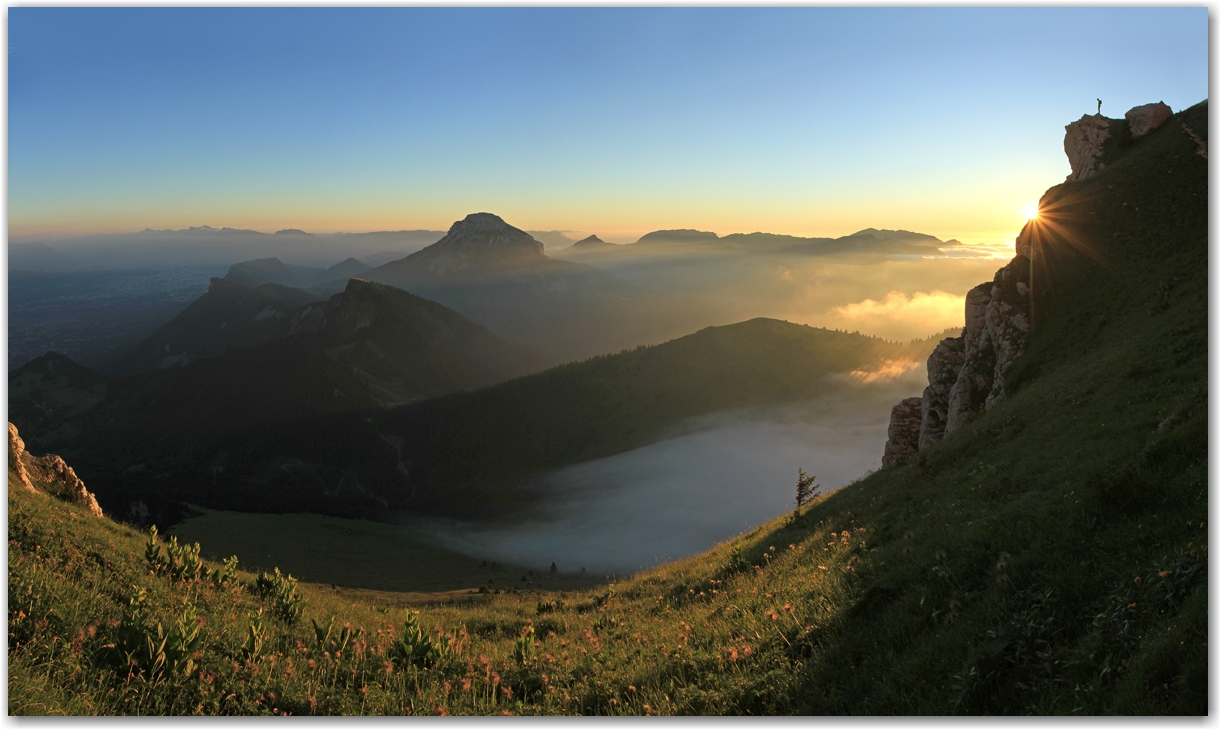 Un soir à la Dent de Crolles