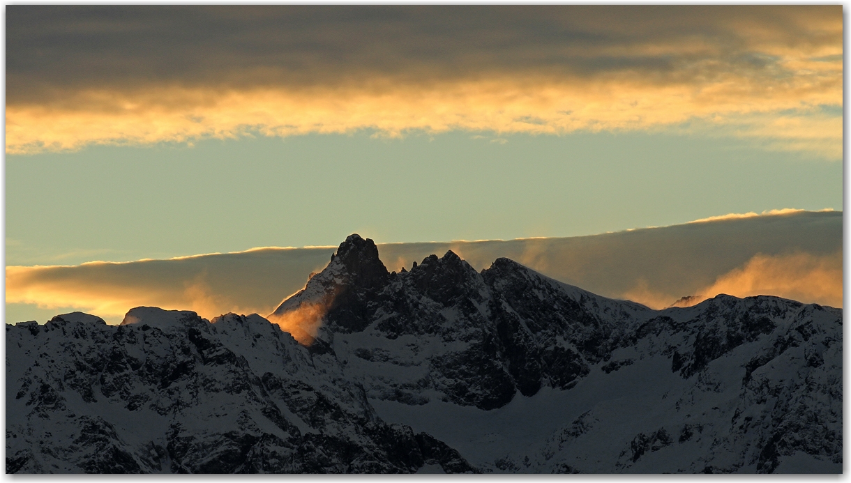 ciel de feu en Chartreuse