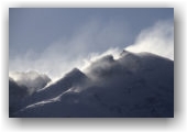 tempête de nord sur le massif de Belledonne