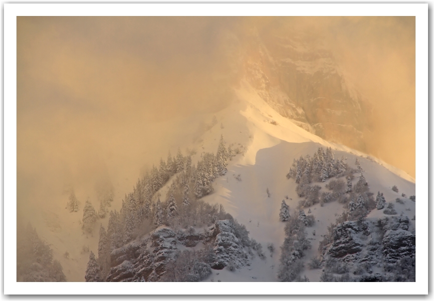 nuage sur la Dent de Crolles