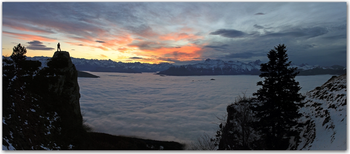 au-dessus des nuages...