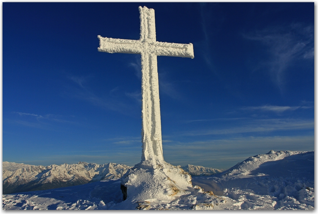 Une Dent de Crolles hivernale au printemps