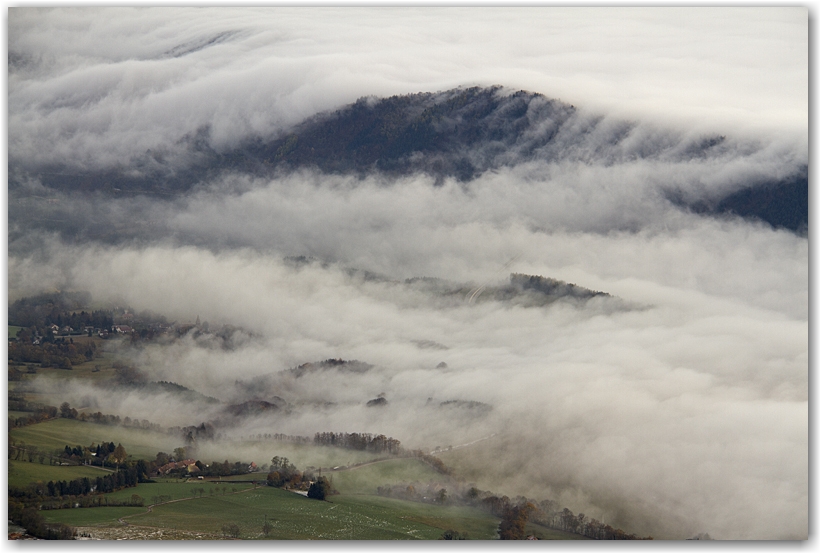 au-dessus des nuages...
