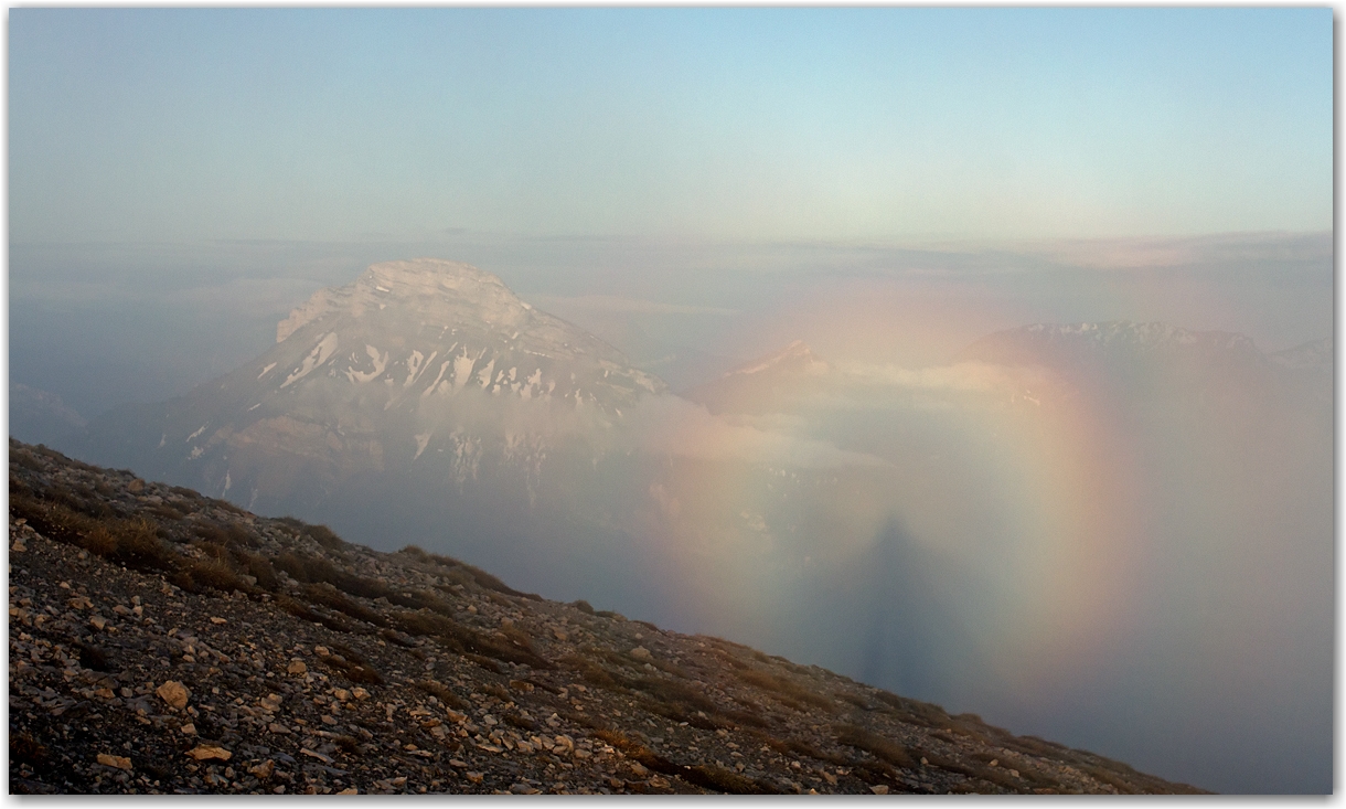 spectre de Brocken à la Dent de Crolles