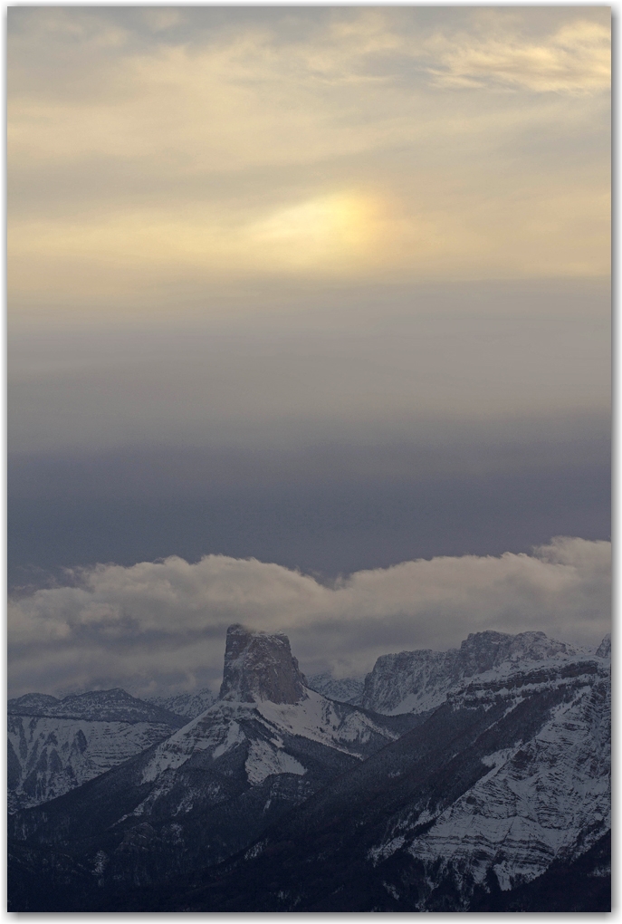 lumière sur le Dévoluy et le Sud Vercors...