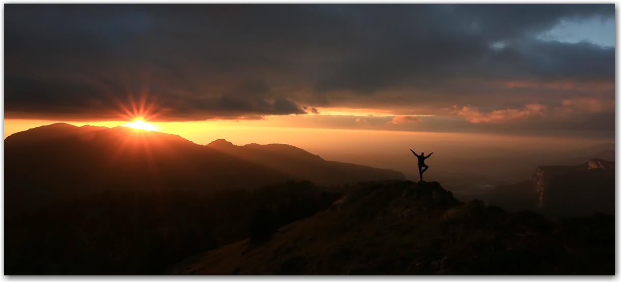 coucher de soleil au Charmant Som