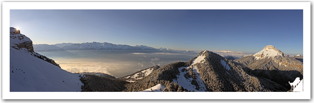 Lever de soleil depuis le Mont Pravouta
