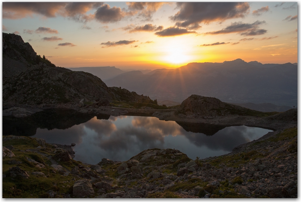 couleurs du soir sur Belledonne