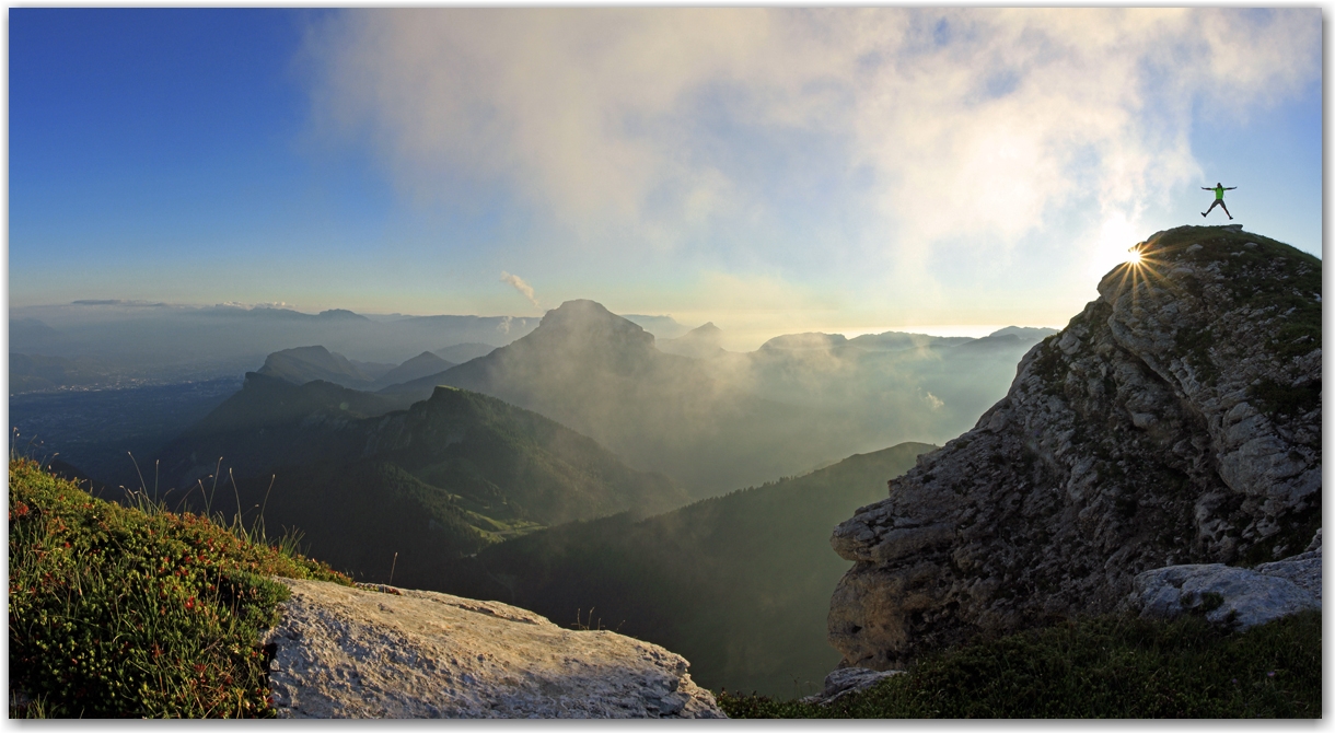 Un soir à la Dent de Crolles