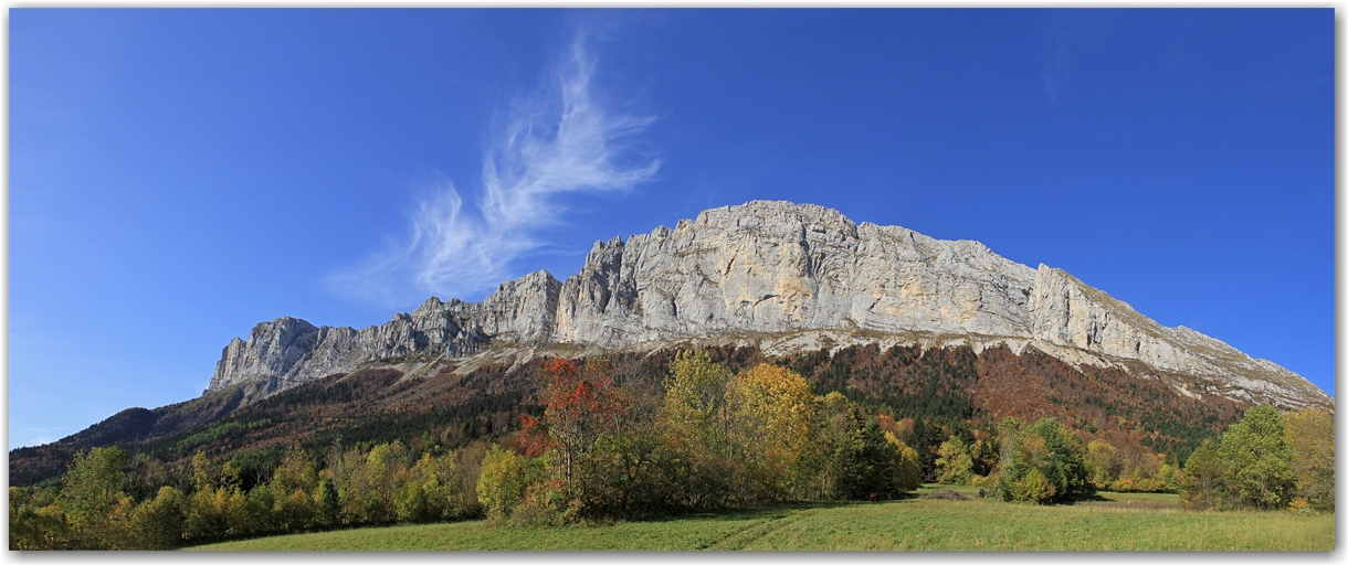 sous les falaises du Vercors