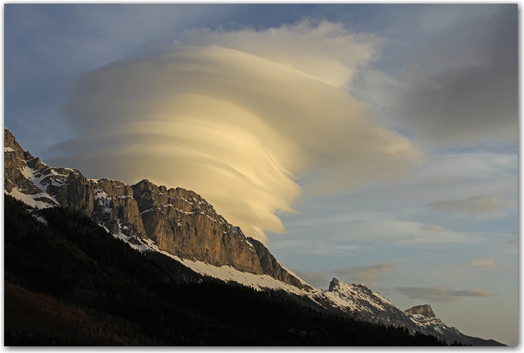 nuage et faune du vercors...