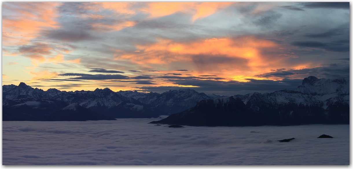 au-dessus des nuages...