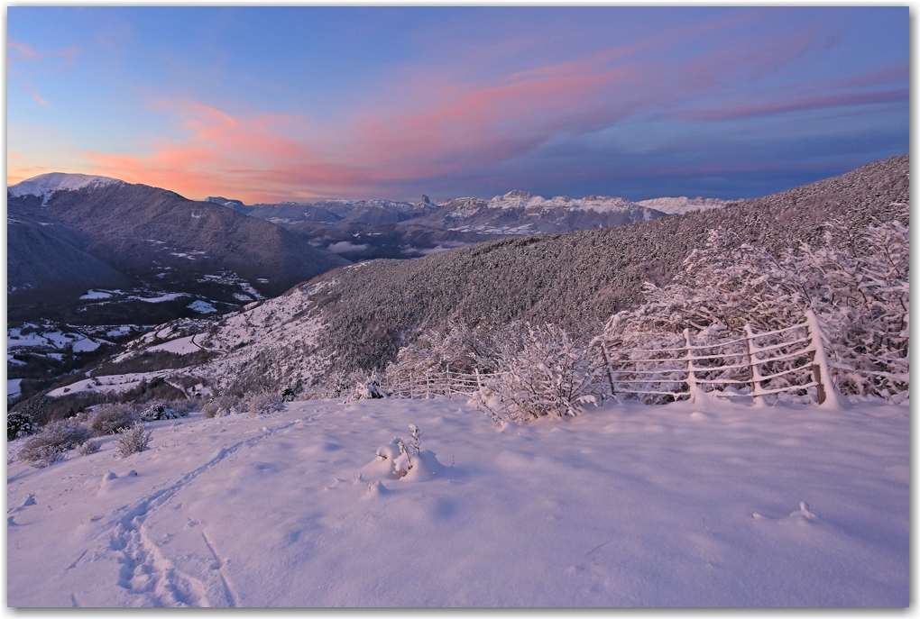 première neige de l'année