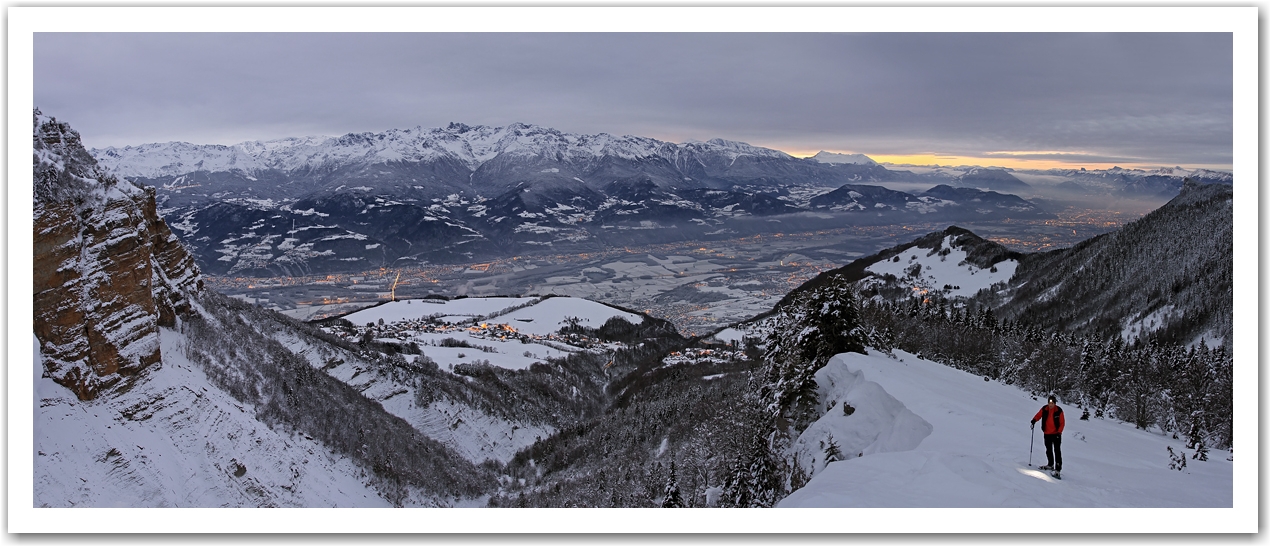 sur les pentes de la Dent de Crolles