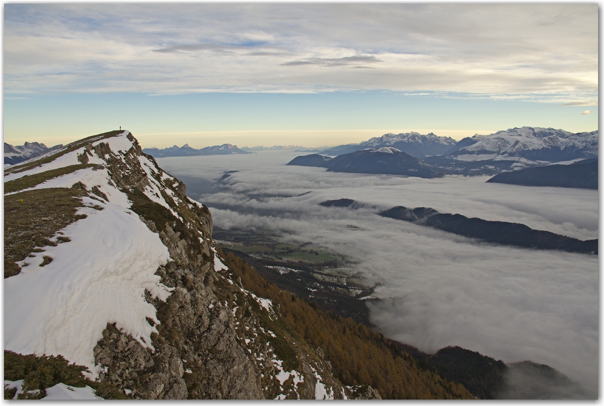 au-dessus des nuages...