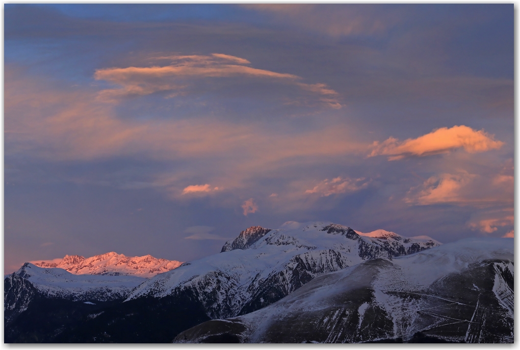 foehn sur les Alpes