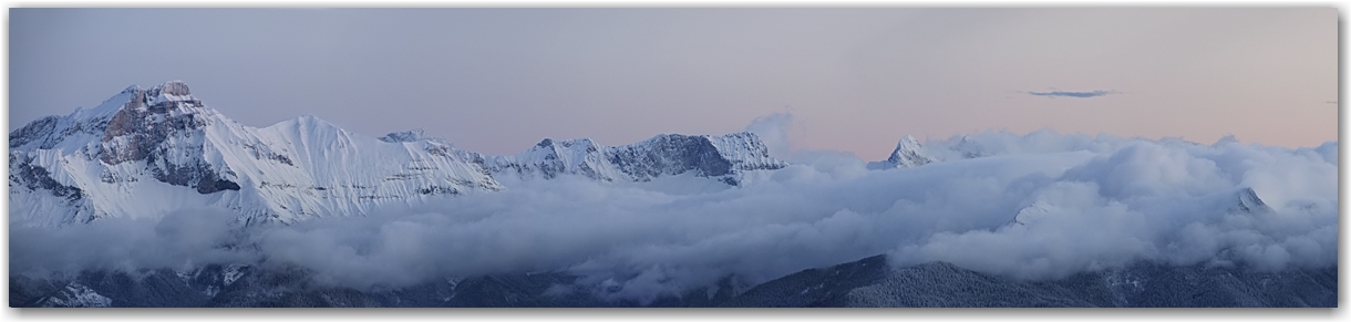 Tempête sur les pentes du Baconnet