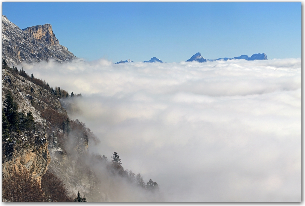 neige de printemps dans le Vercors