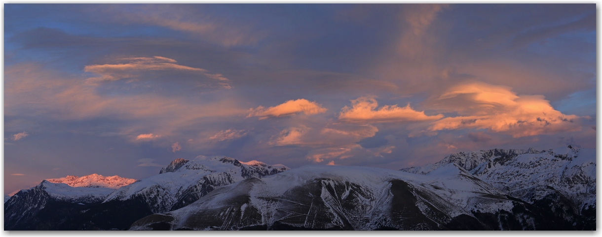 foehn sur les Alpes