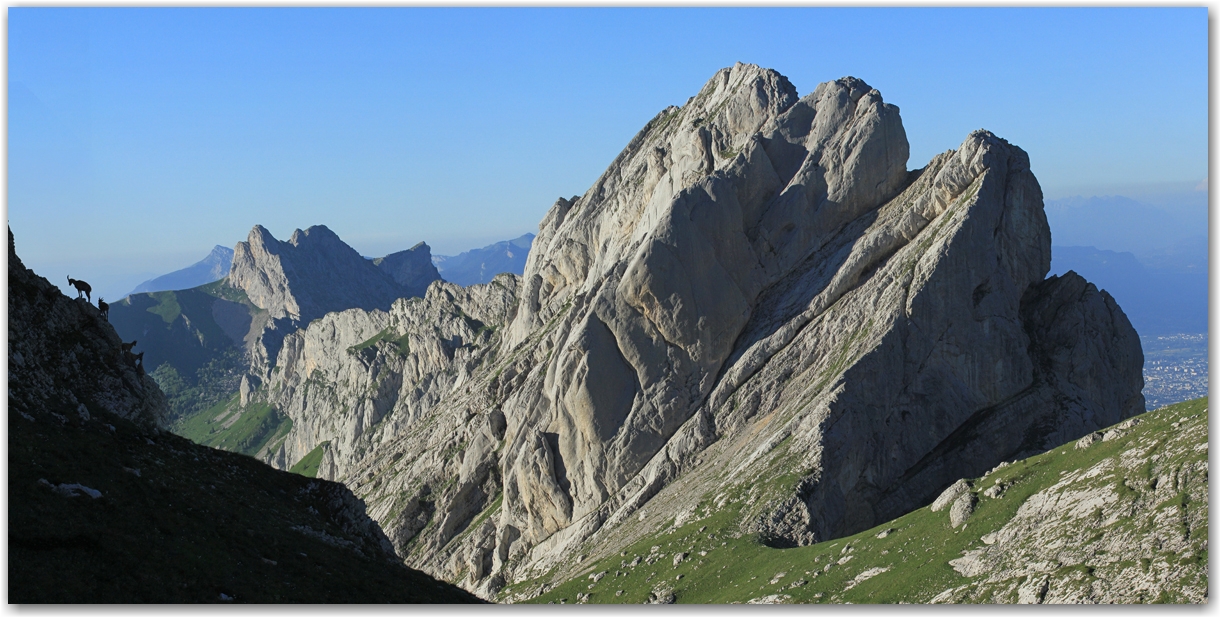 contemplation sur les crêtes du Vercors