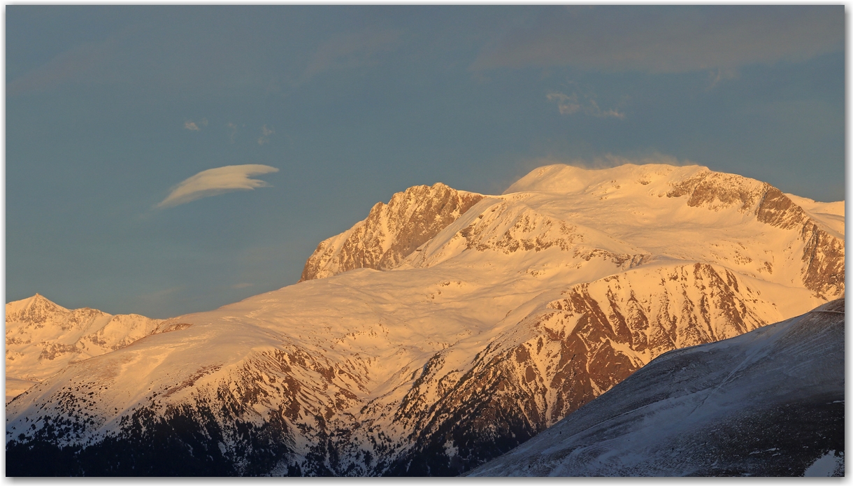 foehn sur les Alpes