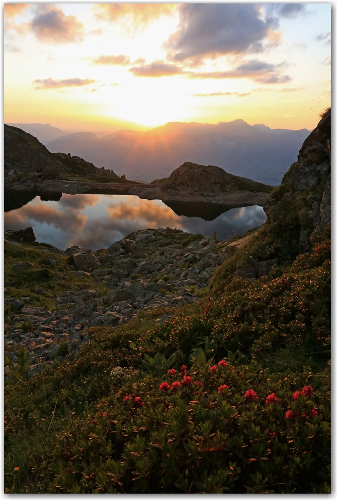 couleurs du soir sur Belledonne