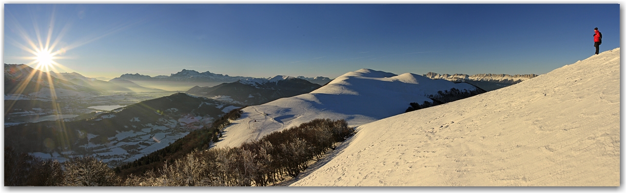 coucher de soleil en Chartreuse