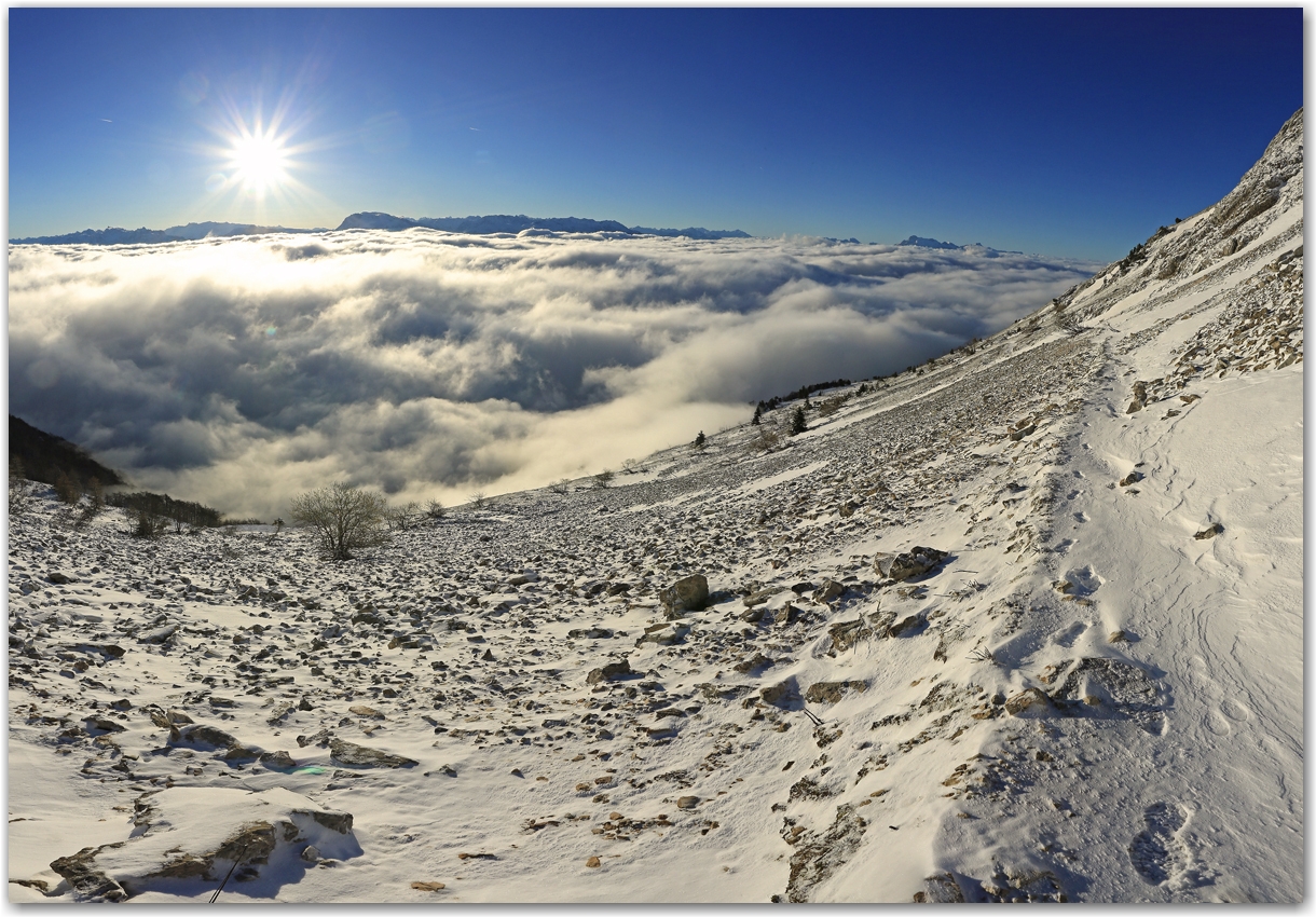 neige de printemps dans le Vercors