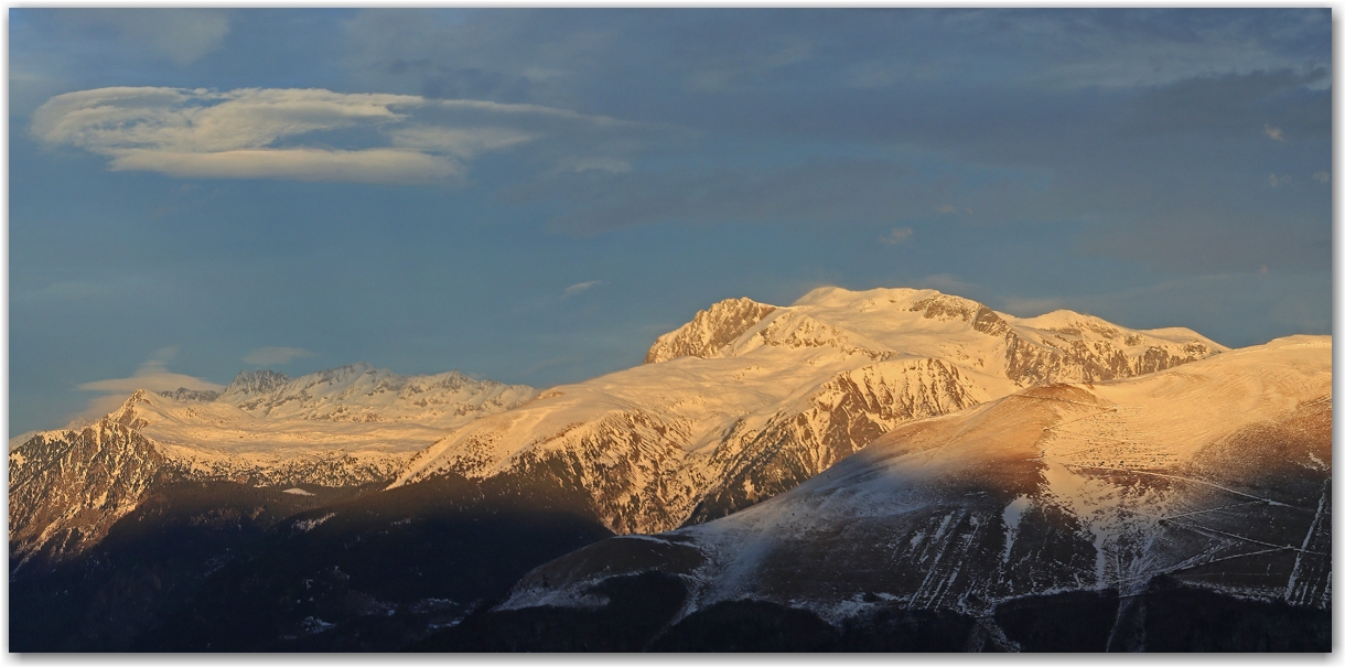 foehn sur les Alpes