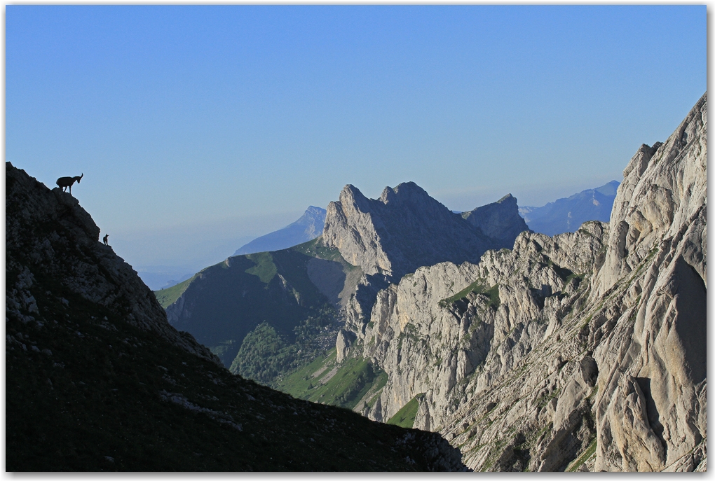 contemplation sur les crêtes du Vercors