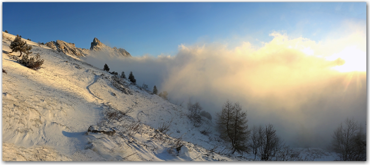 neige de printemps dans le Vercors