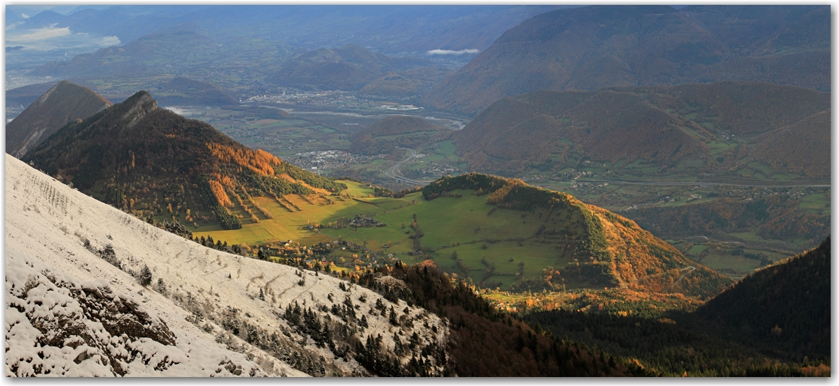 contraste automne hiver...