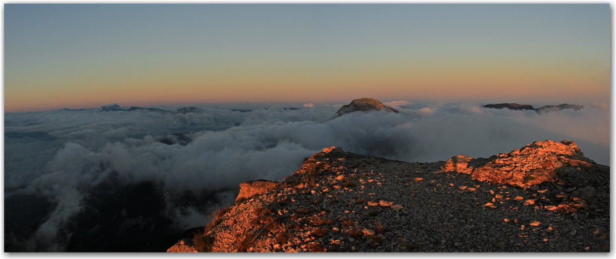 Belle ambiance à la Dent de Crolles