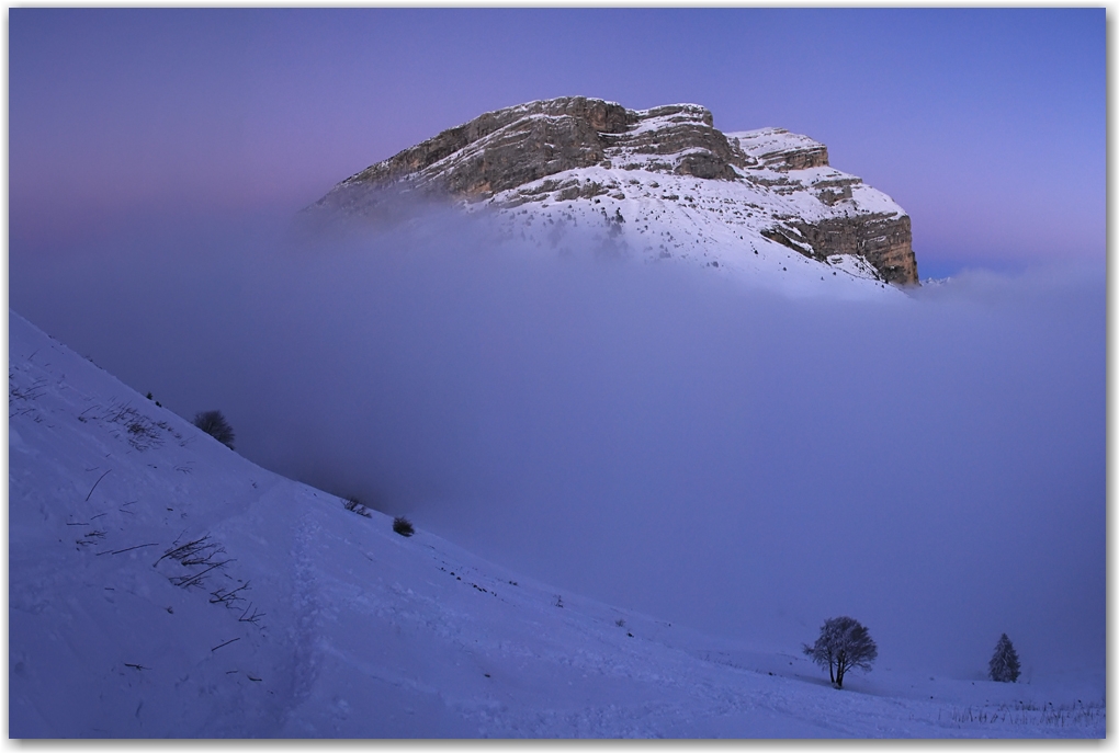 coucher de soleil en Chartreuse