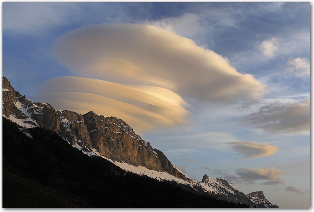 nuage et faune du vercors...
