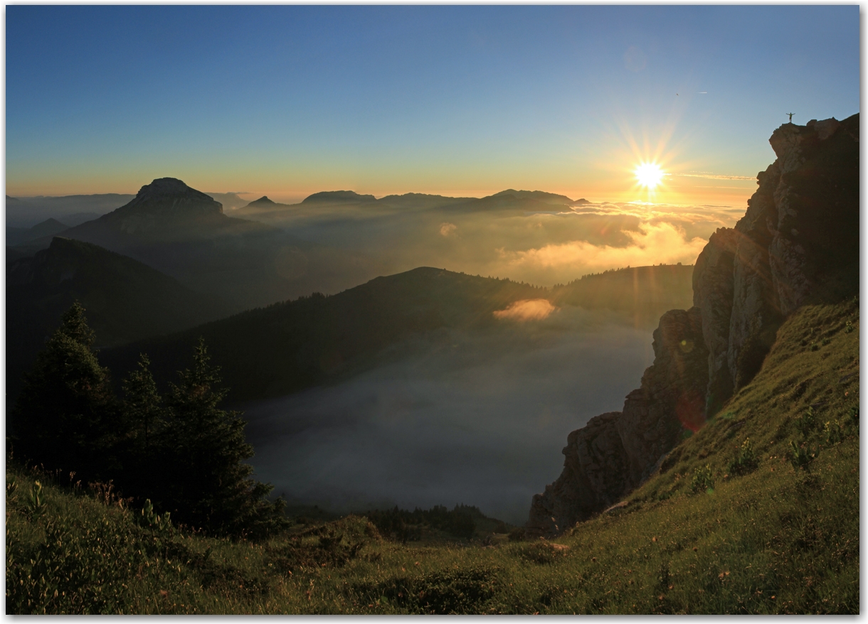 Un soir à la Dent de Crolles