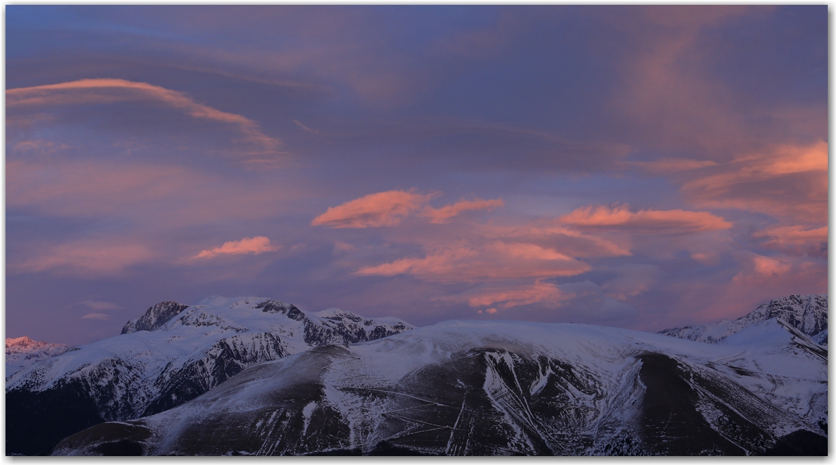 foehn sur les Alpes