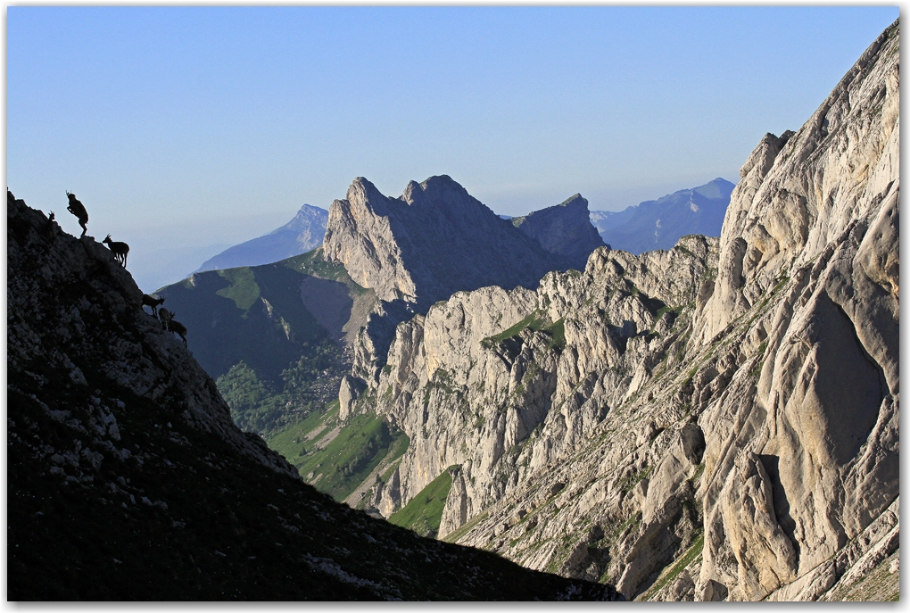 contemplation sur les crêtes du Vercors