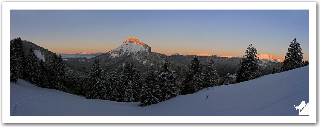 Lever de soleil depuis le Mont Pravouta